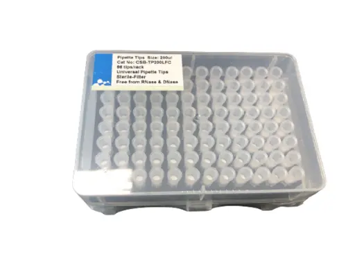 [1007-312012]  200 μl Filter universal Pipette Tips, Filter, Racked, Sterile, 96/pk, 960/box